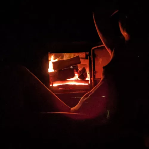 Fire light warmth. He/him trans man here
