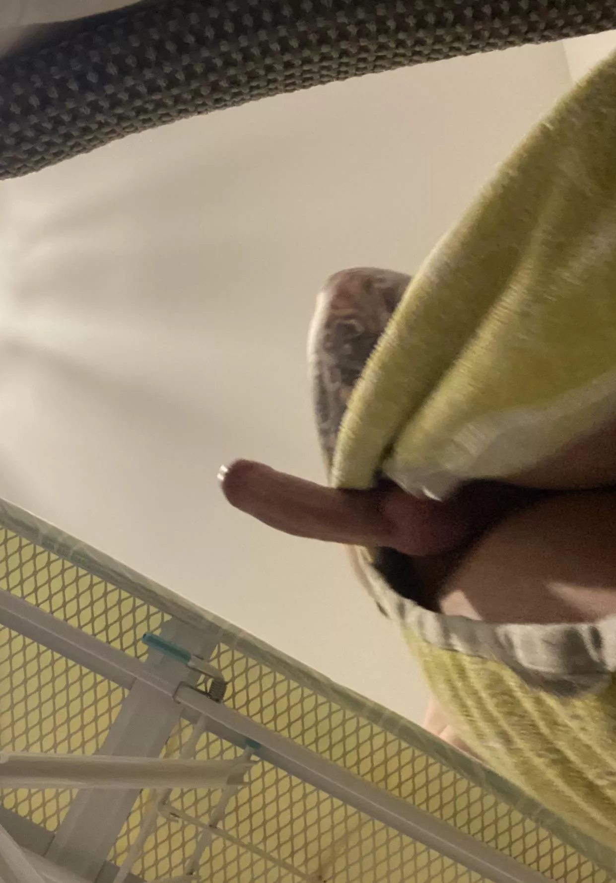 Fresh out the shower ironing the clothes