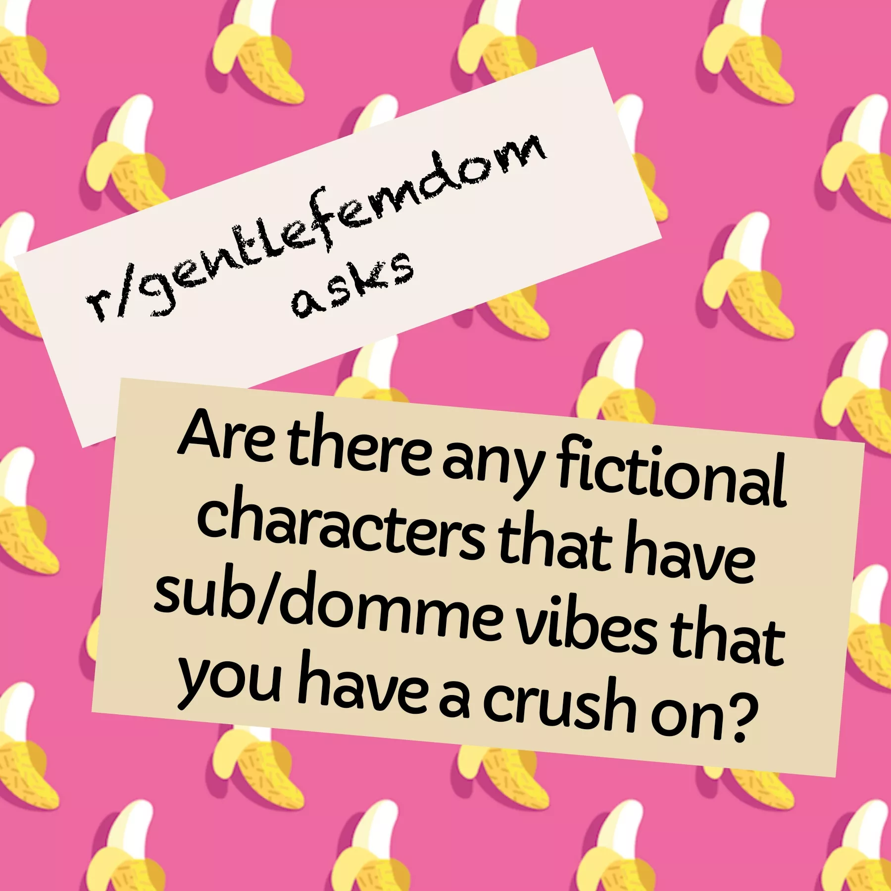 Here's the question of the week!