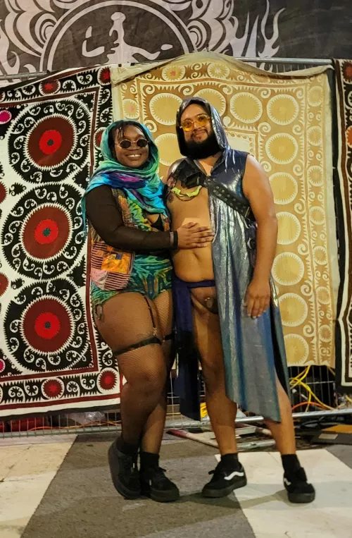 How weird street fair with my rave Bae 😍