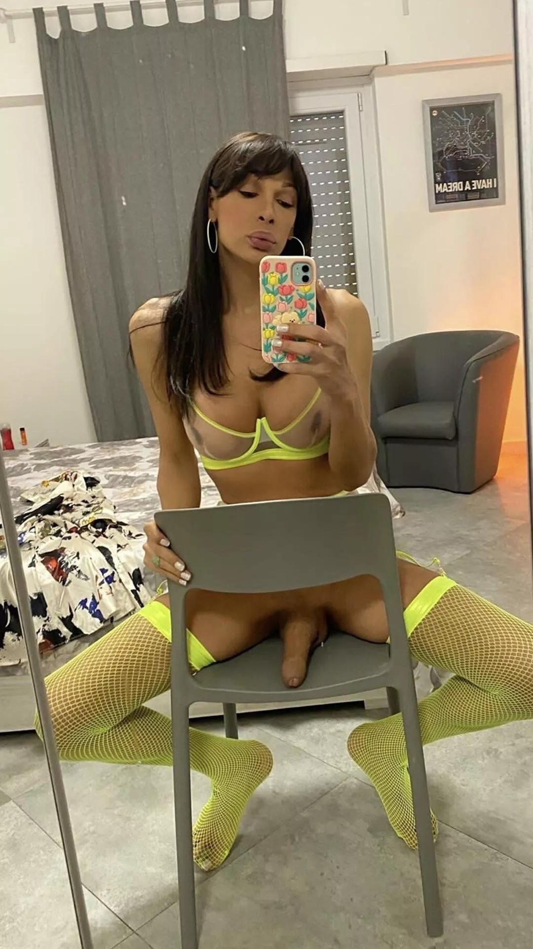 Just me in my fishnet 😉