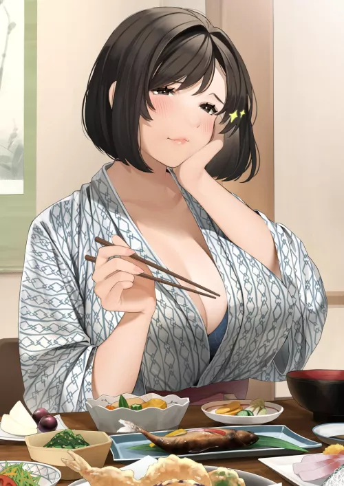 milf eating [original]