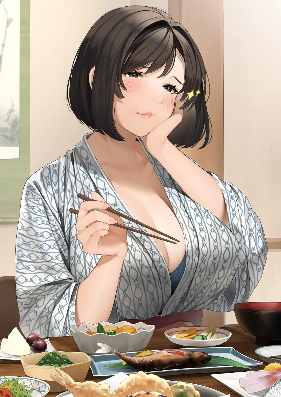milf eating [original]