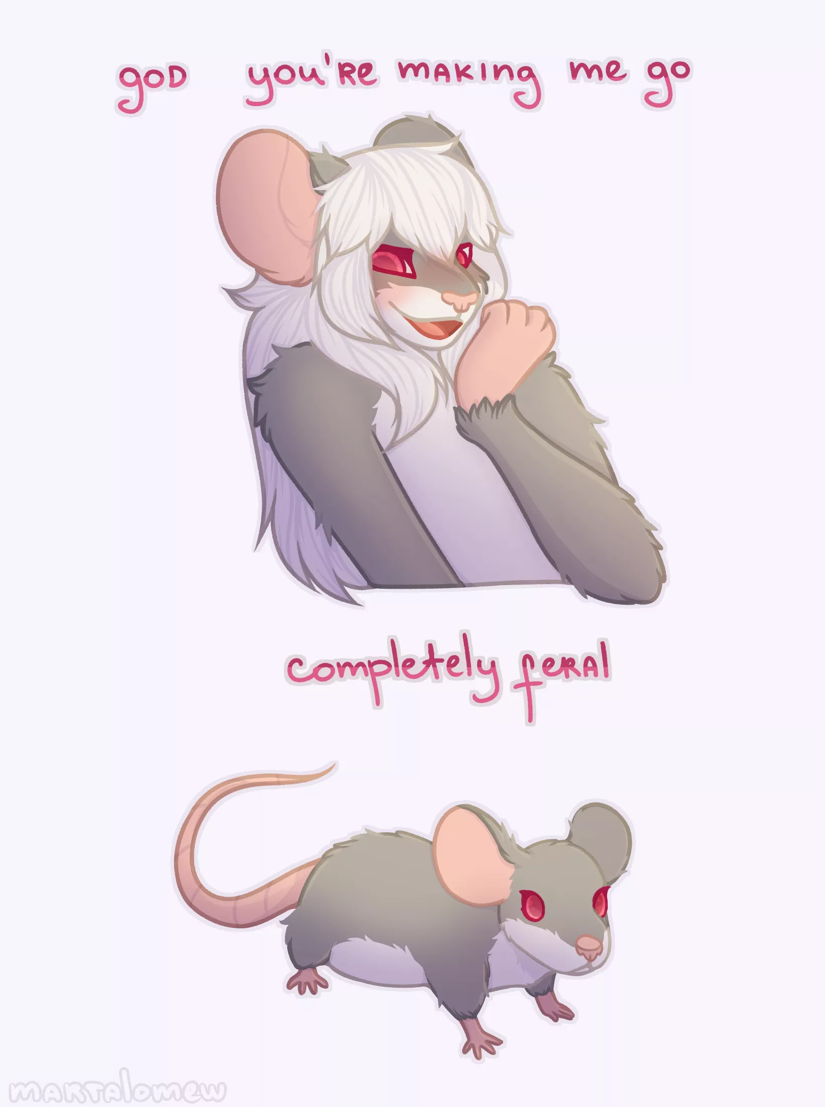 My emotional ass when I receive one (1) compliment (Artist: Martalomew)