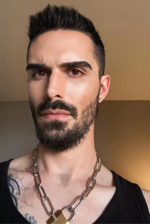 my red contacts from halloween