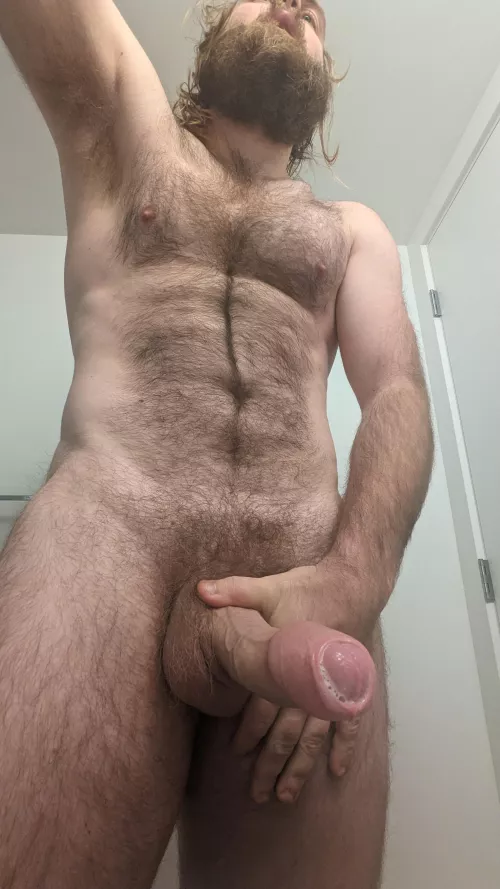 Not sure what's thicker, the beard or the boner?