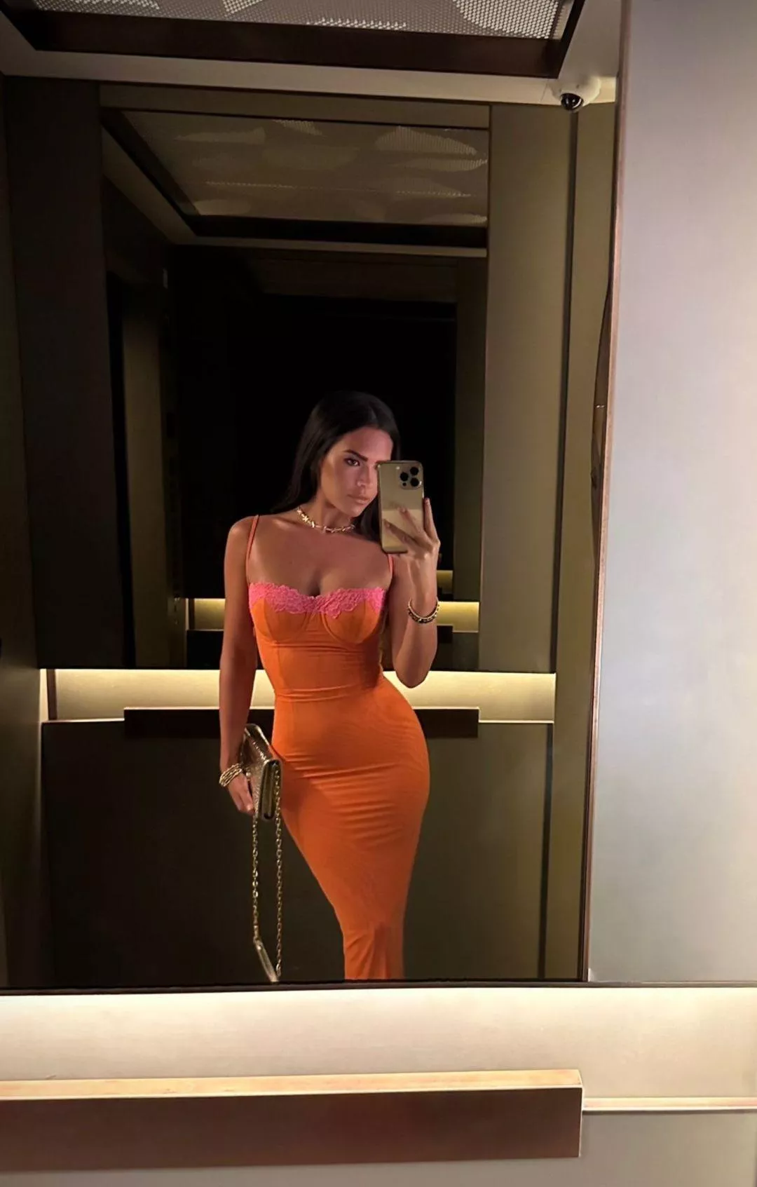 Orange dress