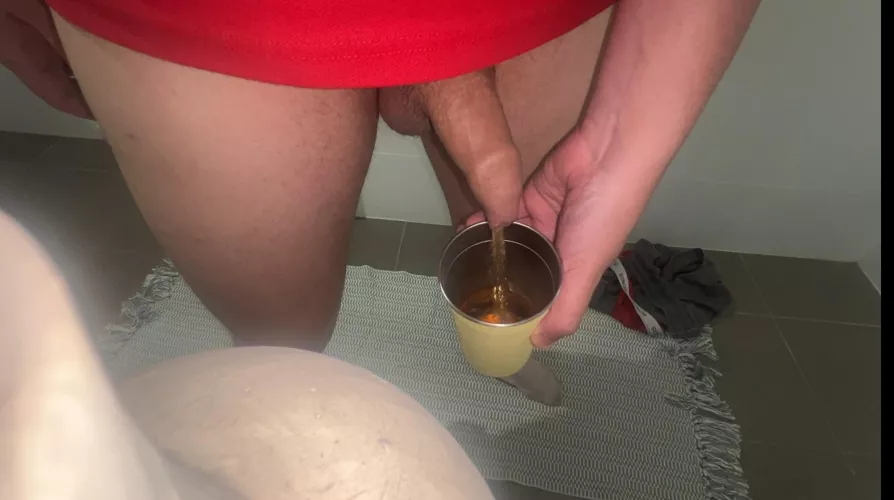 Pissing through my foreskin