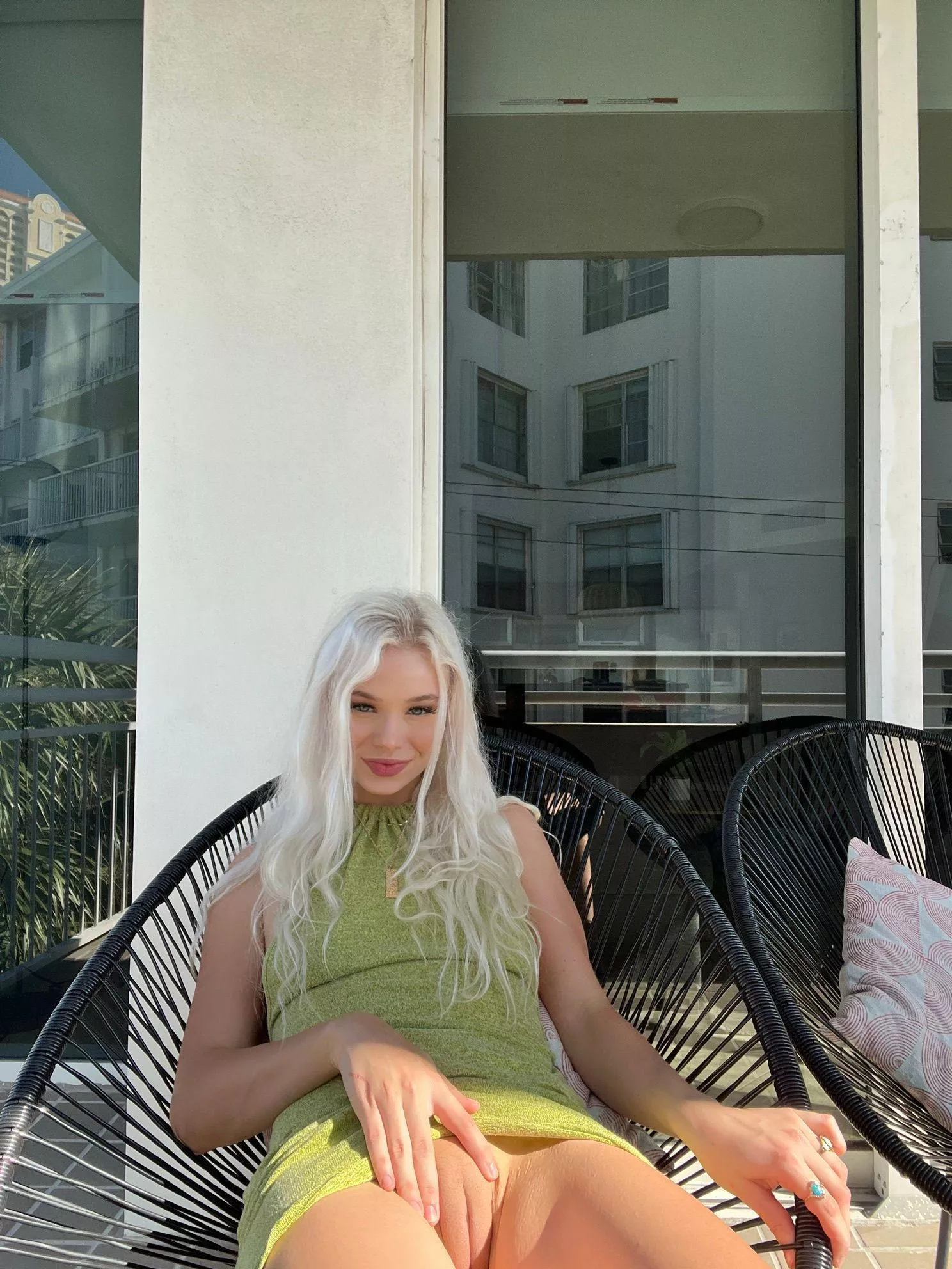 Riding this dick in public in the middle of the swinger resort