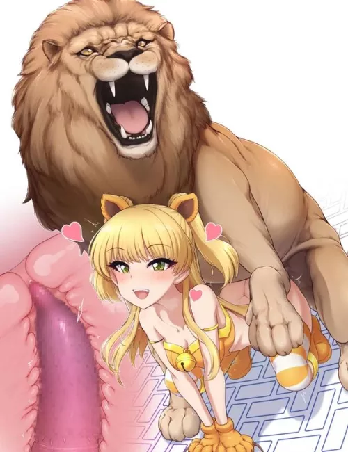 Rika becoming the queen of the jungle (Akai)