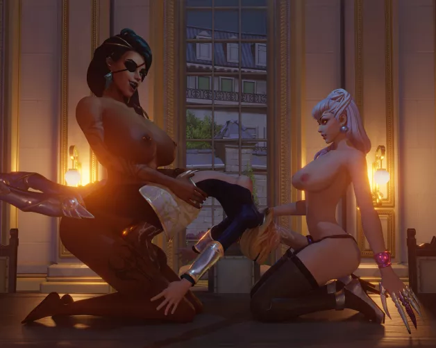 Samira and Evelynn X Lux. (Master_nsf)