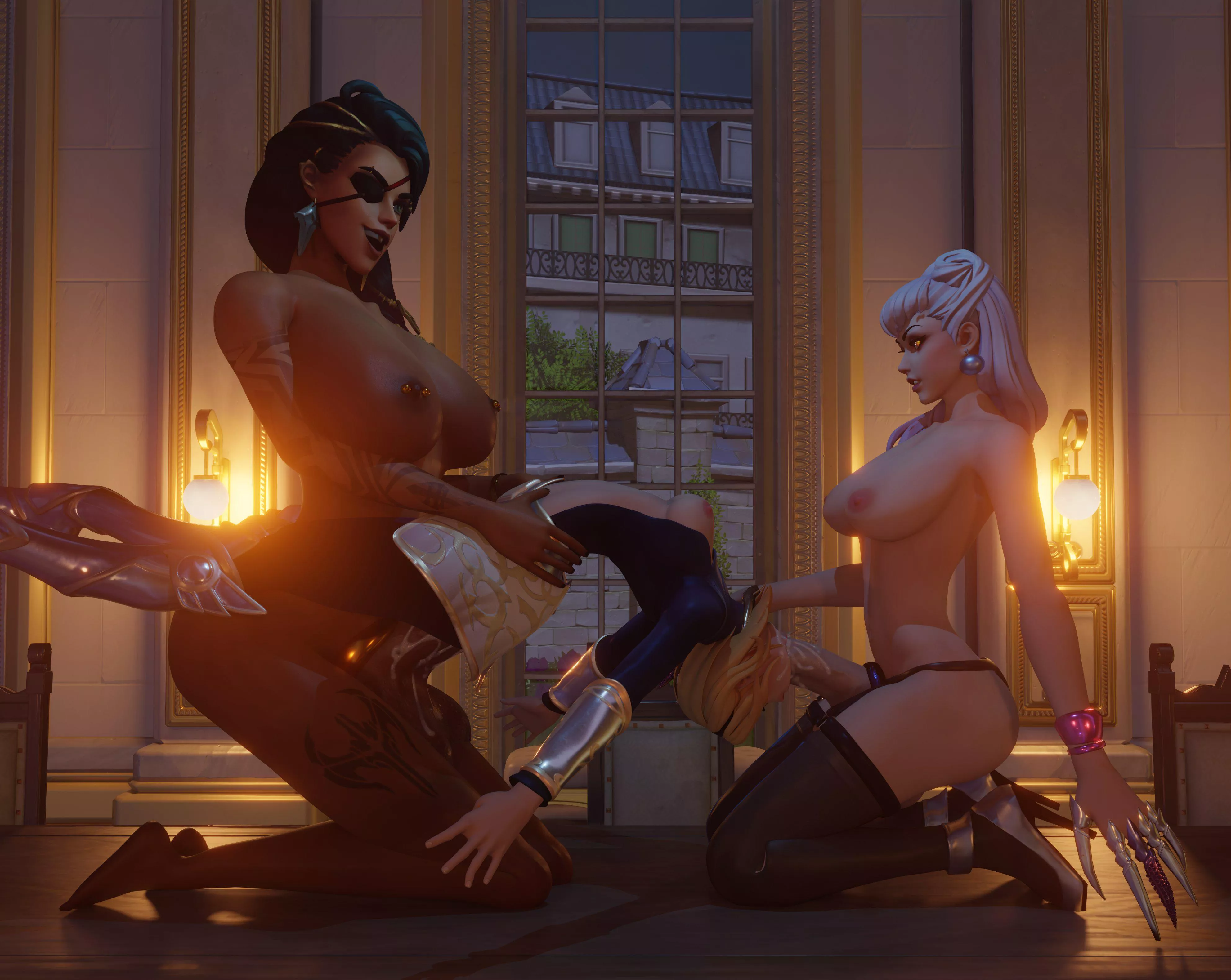 Samira and Evelynn X Lux. (Master_nsf)