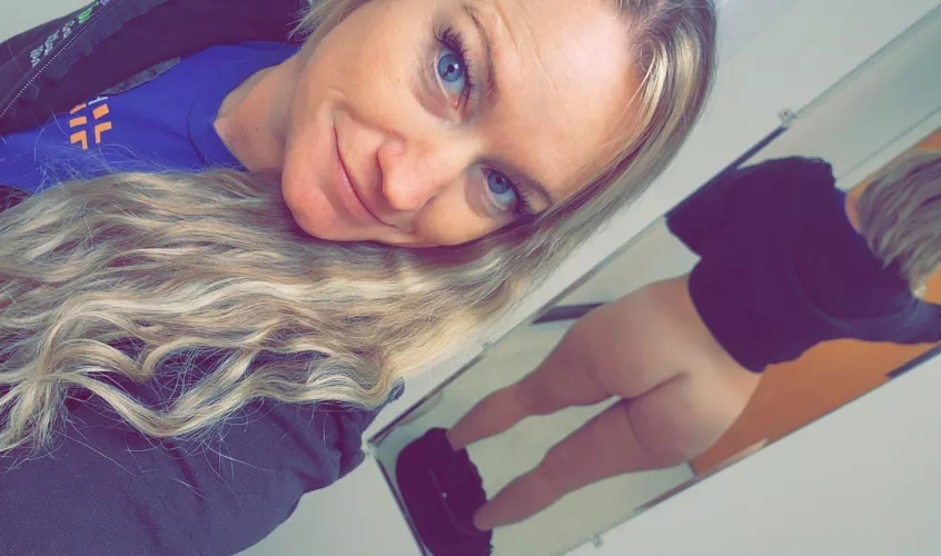 Scrubs down ass out! NO THONG THURSDAY!