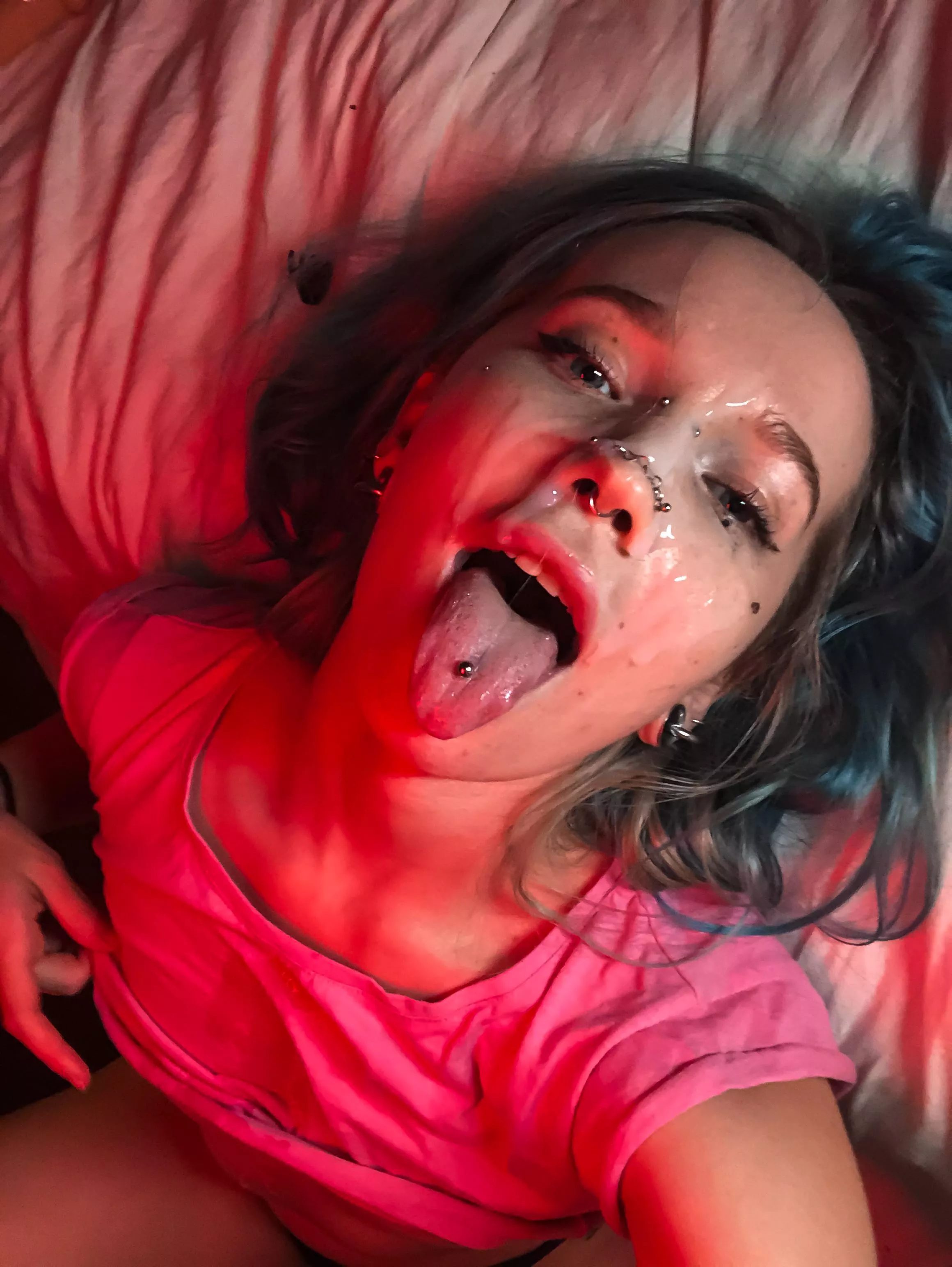 Selfies after the most hardcore night of my life.