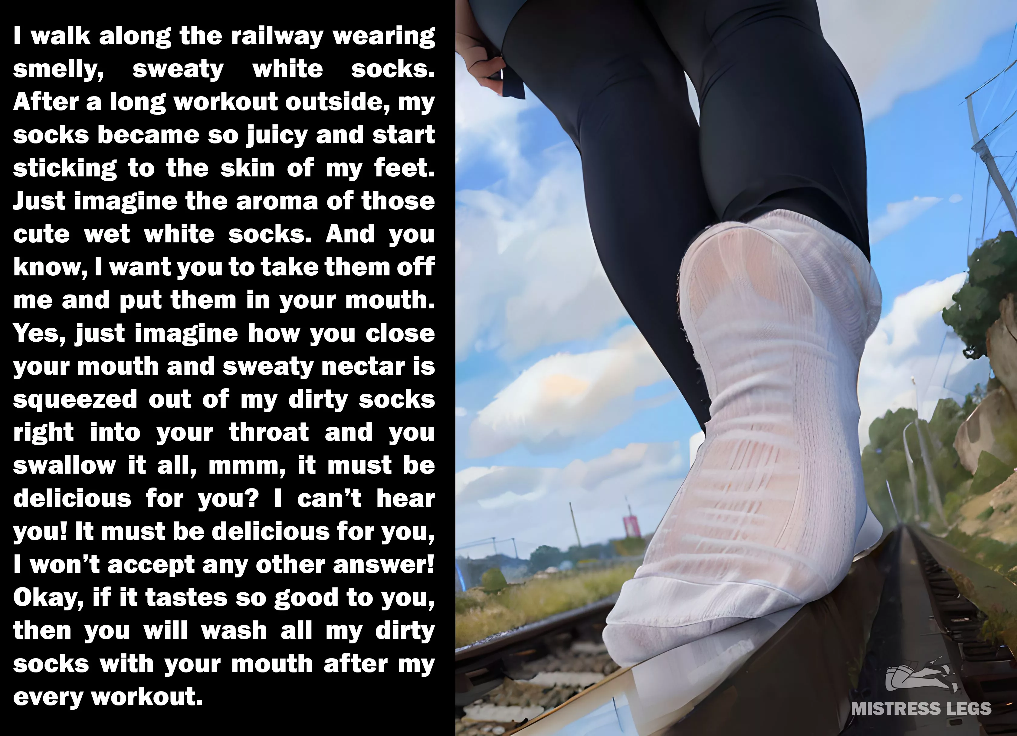 Sniff my dirty sweaty socks