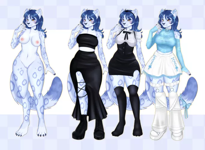 Snow leopard Design Commission (my art) [F]