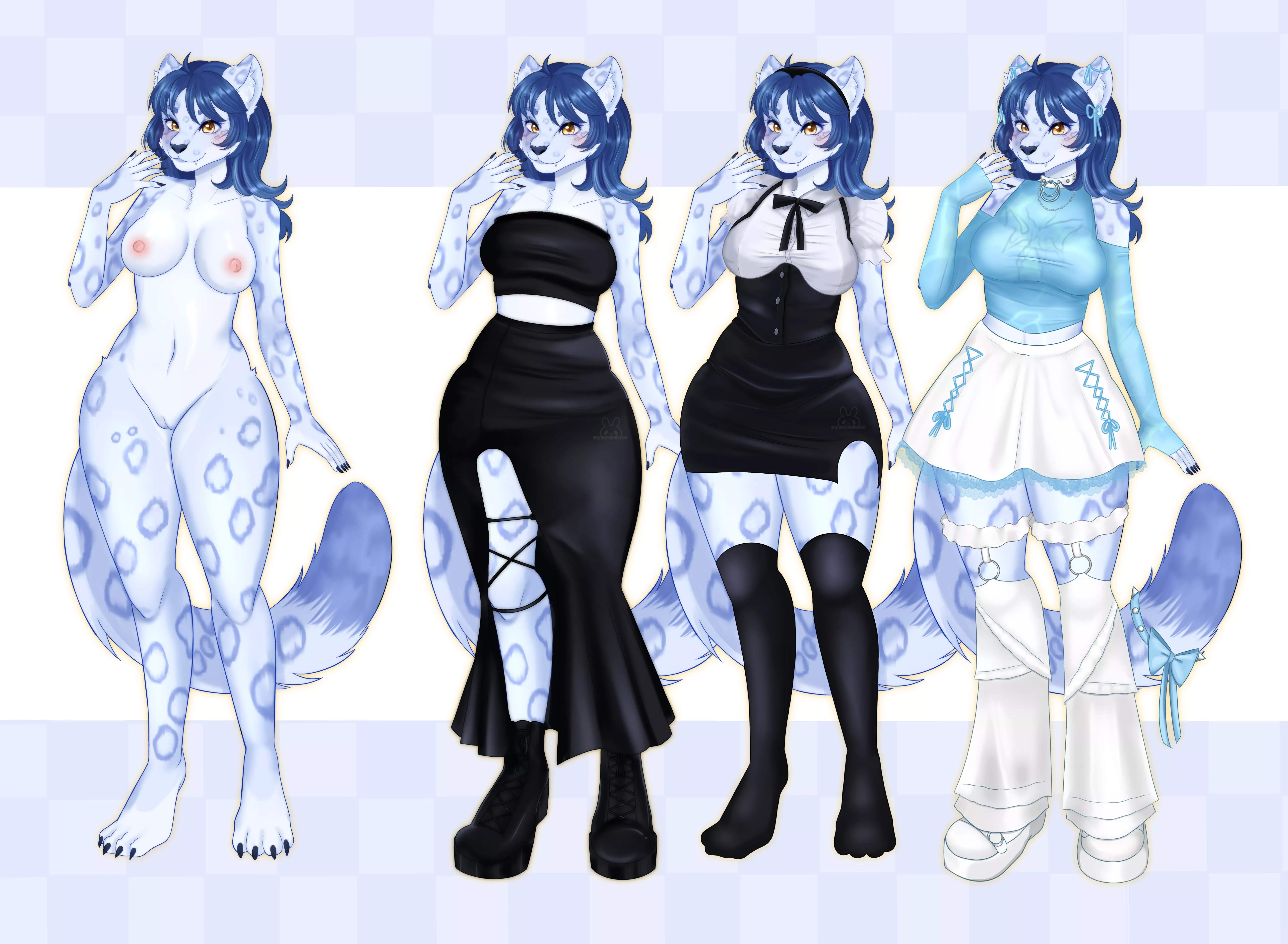 Snow leopard Design Commission (my art) [F]