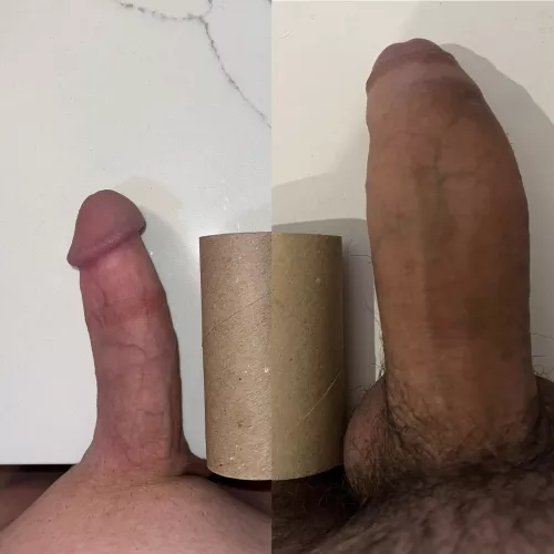 Still can't believe our size difference...