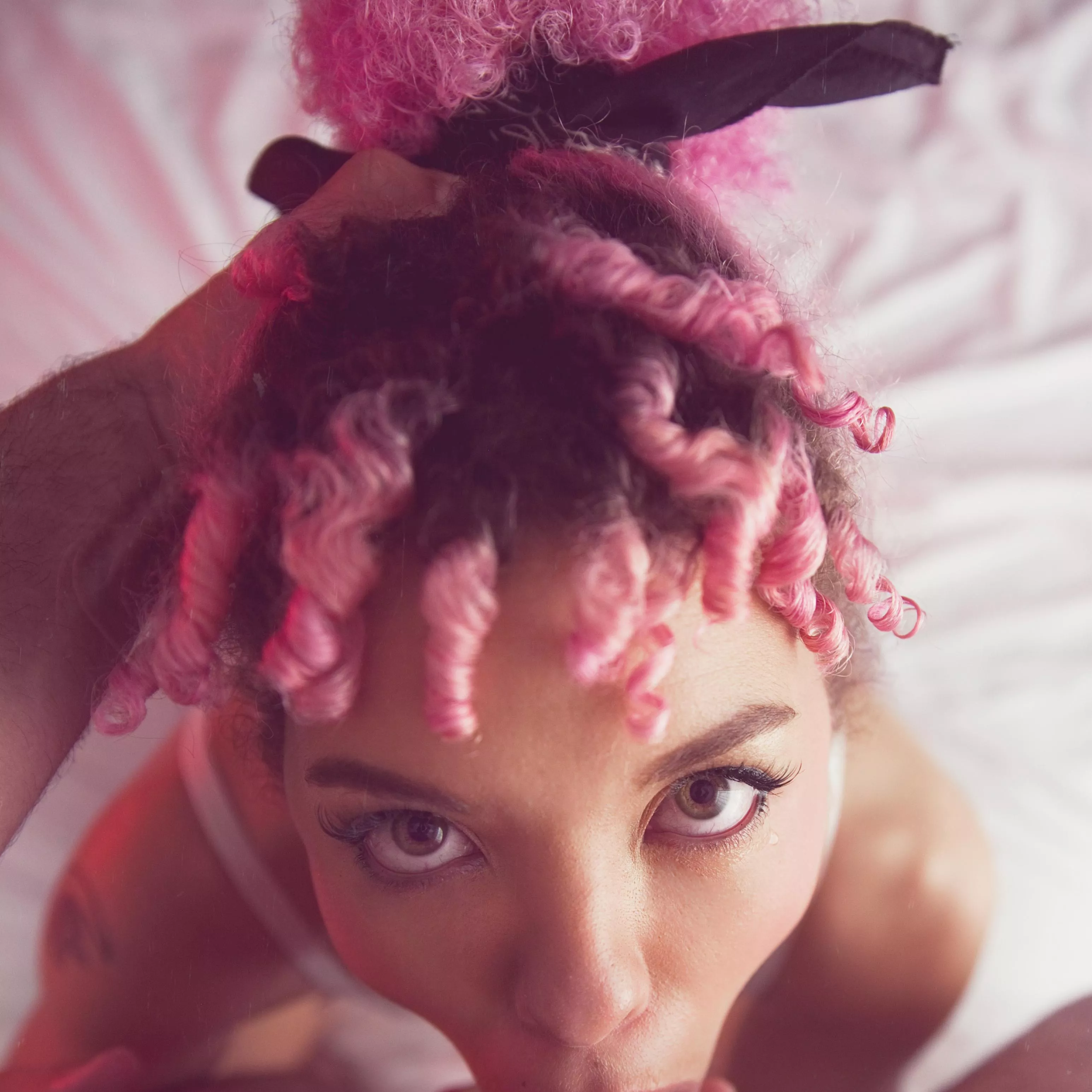 This princess is ready to receive a load of milk