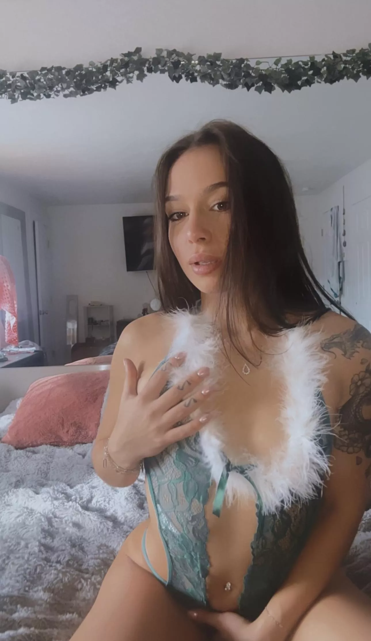 Touch me where you want to.