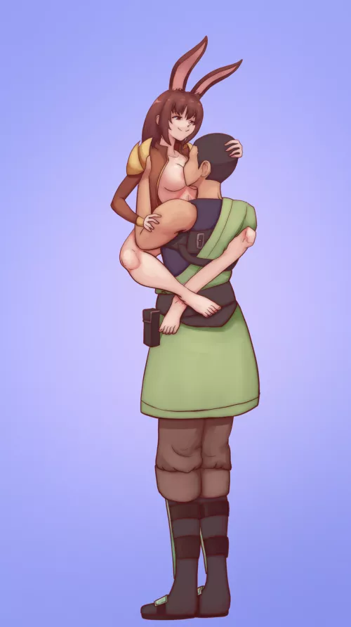 Velvet being Yatsuhashi's fun-sized bun - [Reqqles]