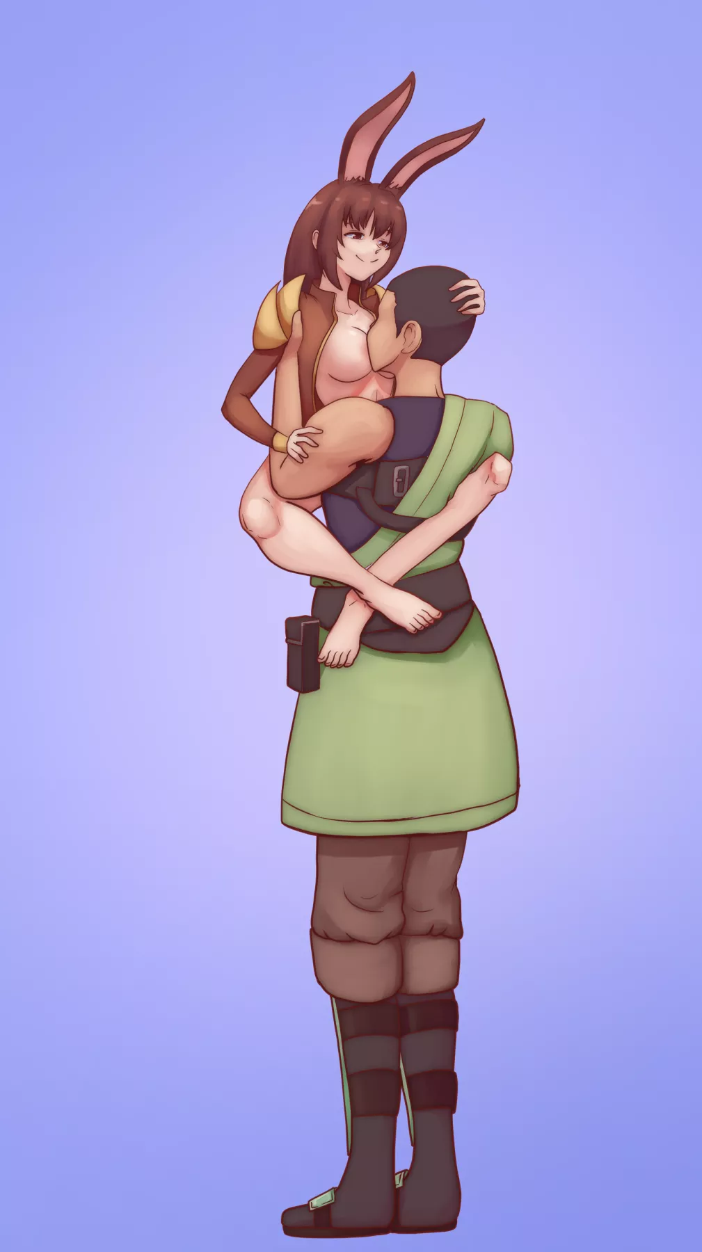 Velvet being Yatsuhashi's fun-sized bun - [Reqqles]