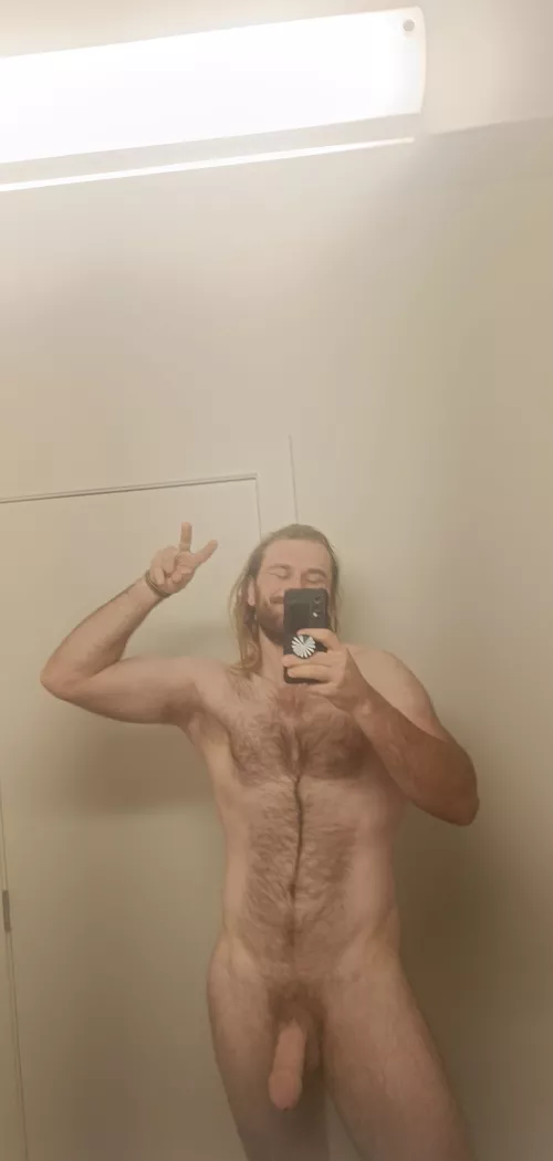 What did you notice first the beard or the boner?