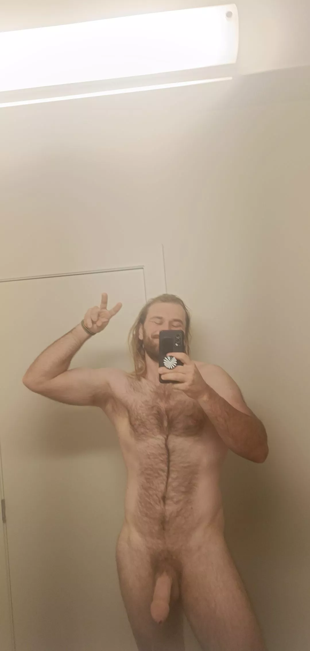 What did you notice first the beard or the boner?