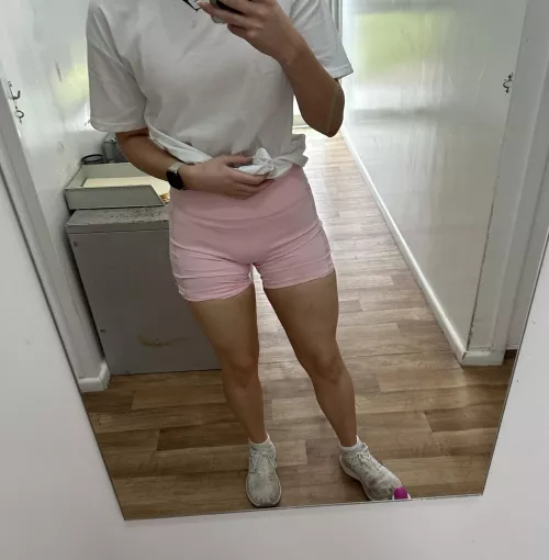 When you can see the mound through gym shorts…