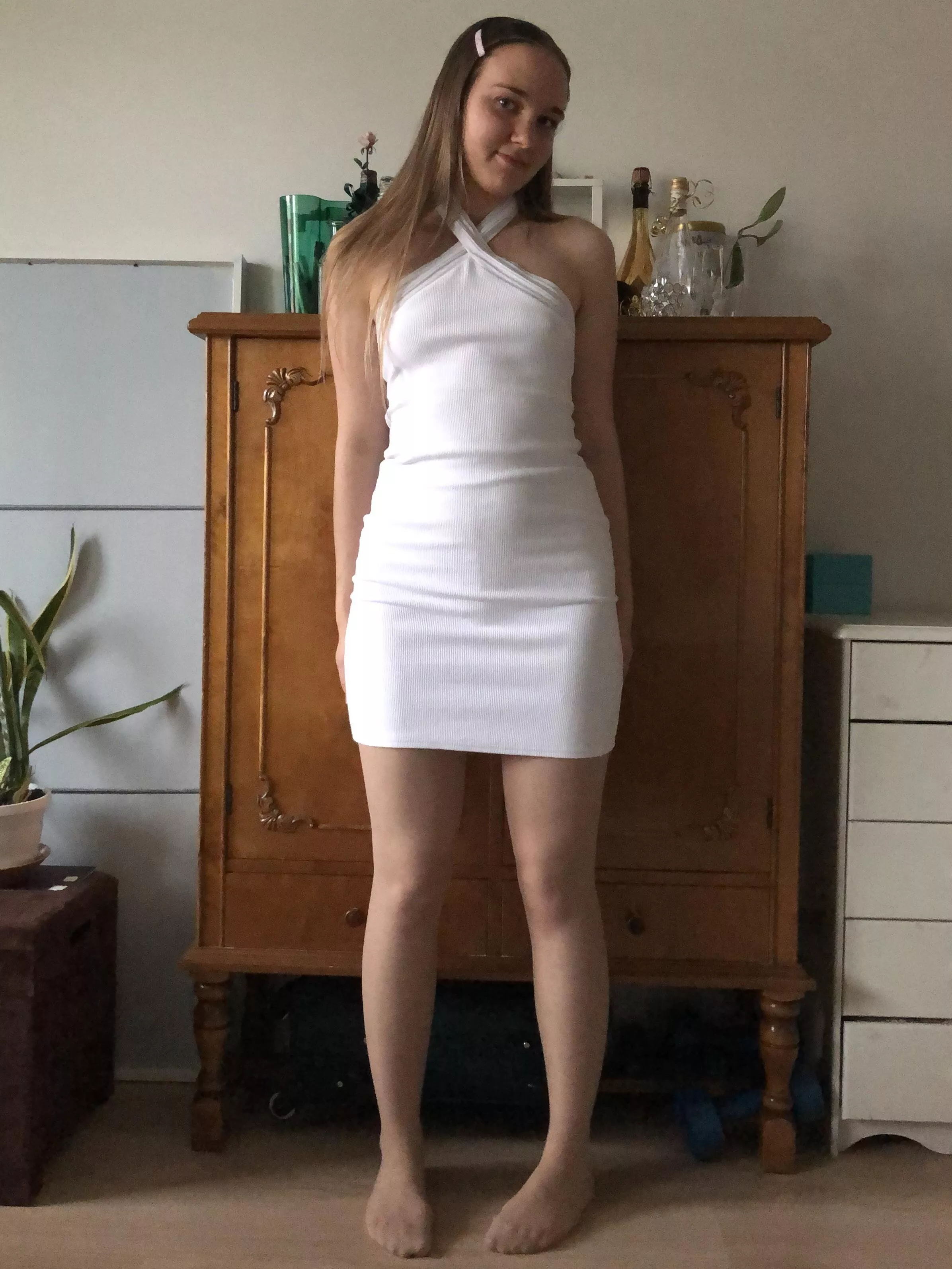 White dress