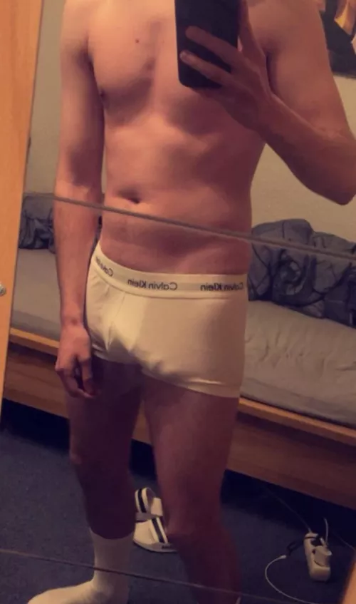 Why is everybody staring at the locker room?