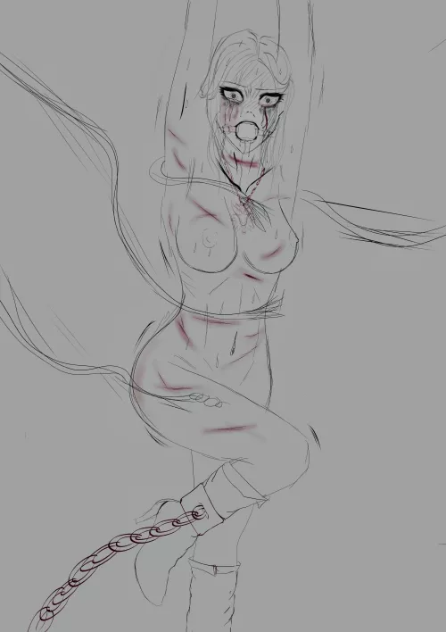 Captured Ciri Part 2 by me