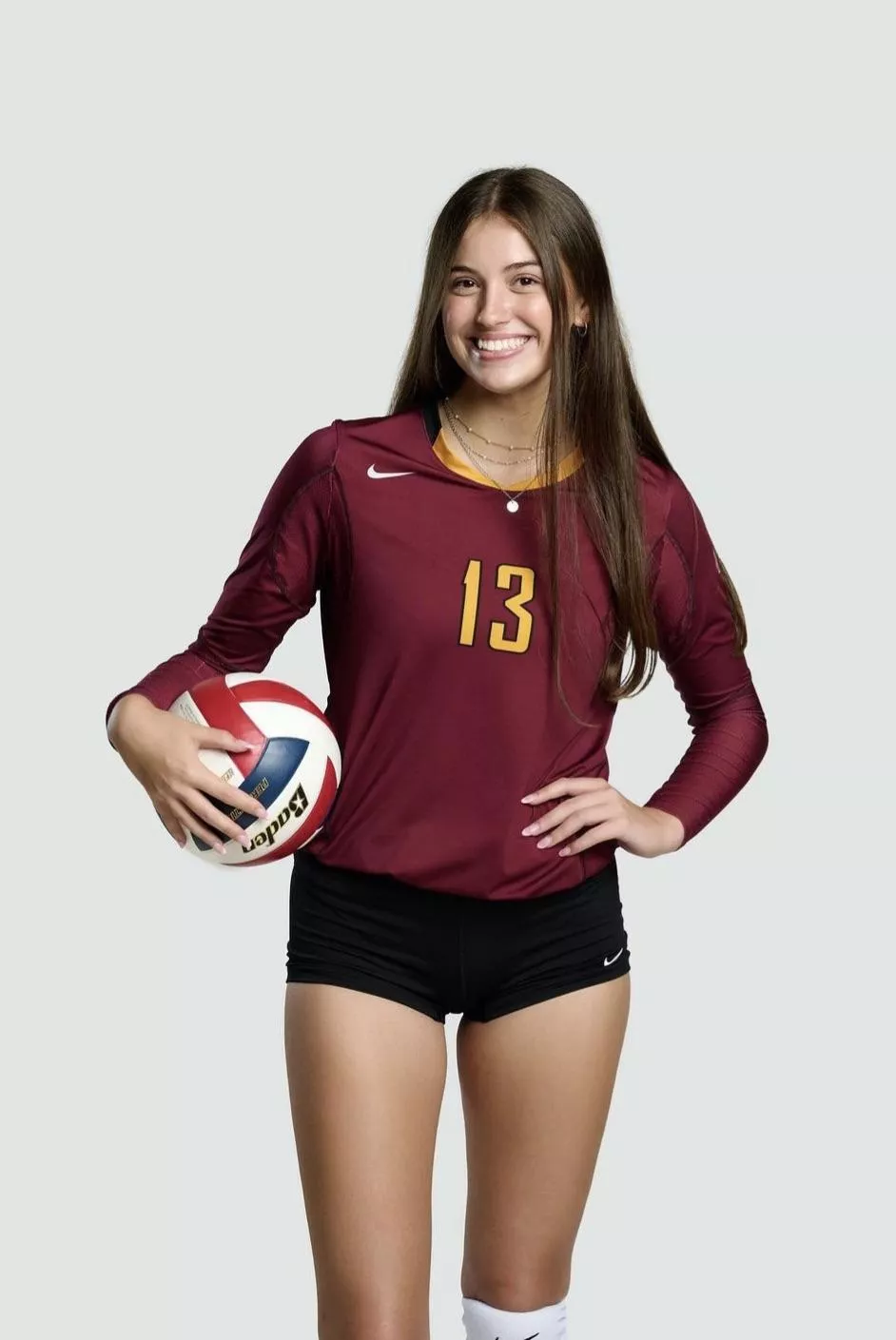 Cute volleyball player