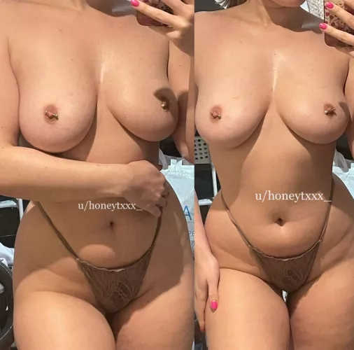 I love wearing nothing but high waisted panties 🤎 [F]