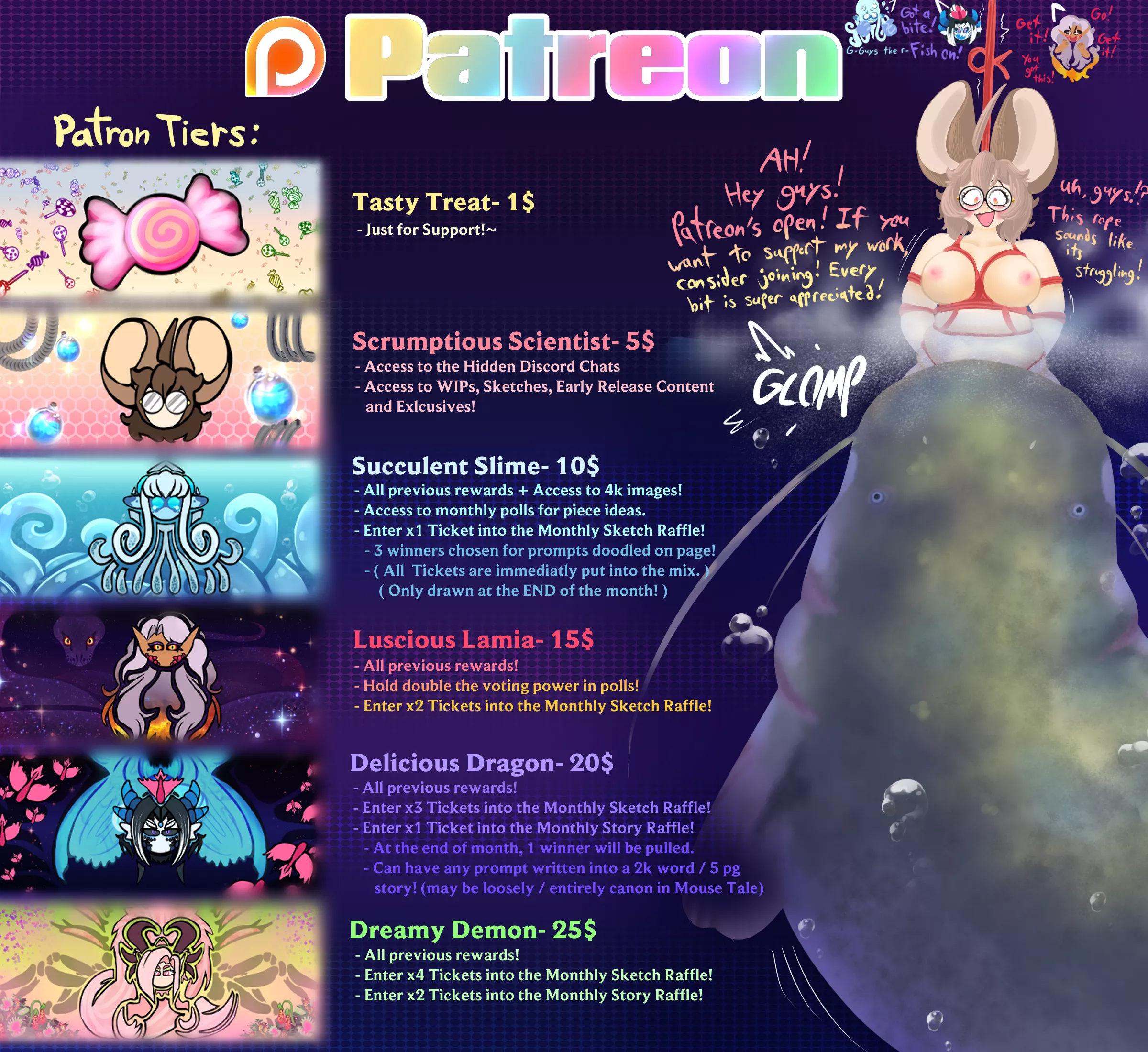 {Image} Patreon Now Open! (OishiAtsukau)