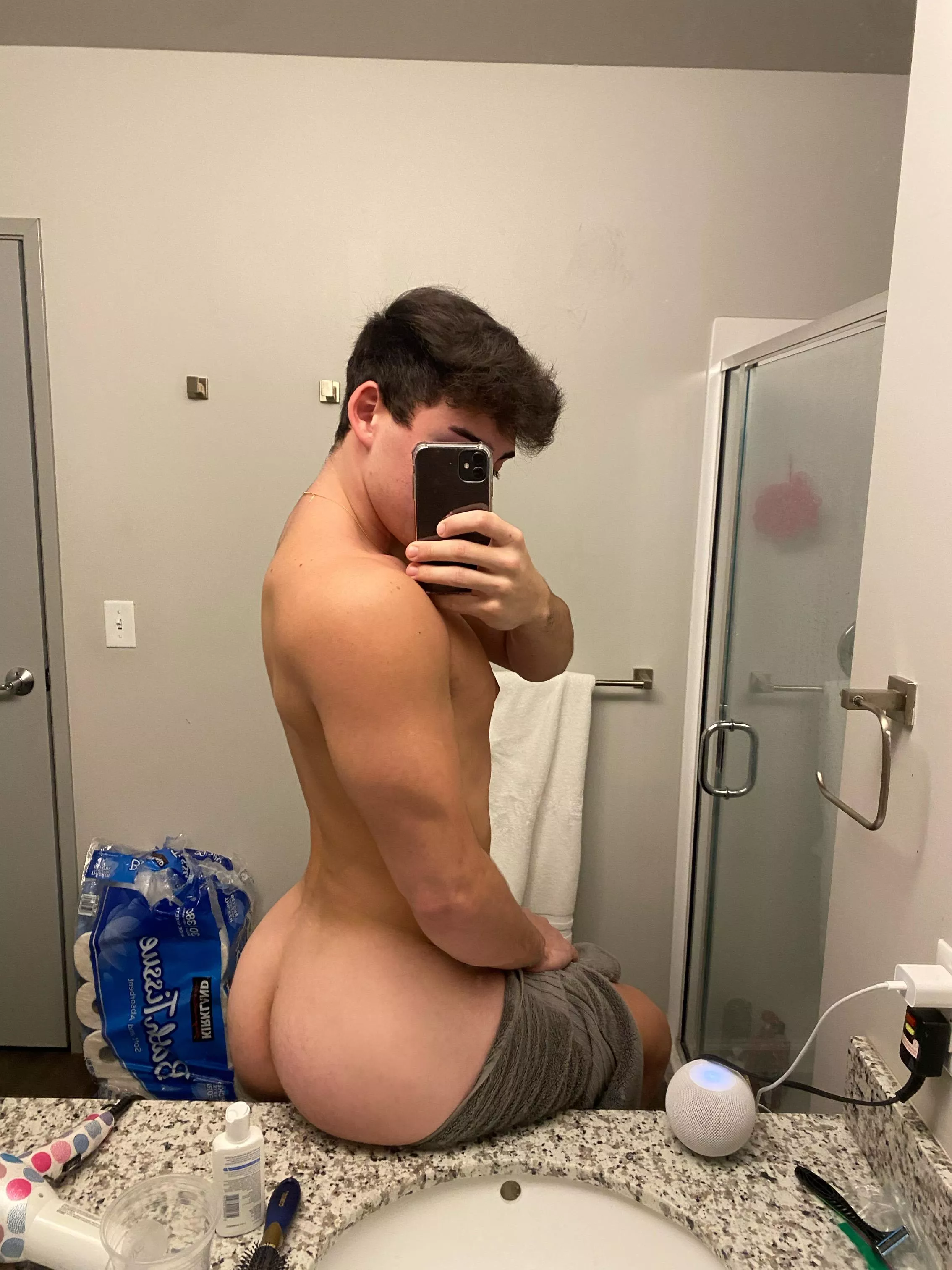 just got out of the shower