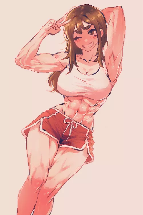 Muscle girl [@6rgwFx78fXpJtqr]