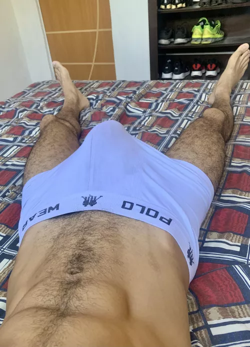 My big monster cock hidden in my underwear