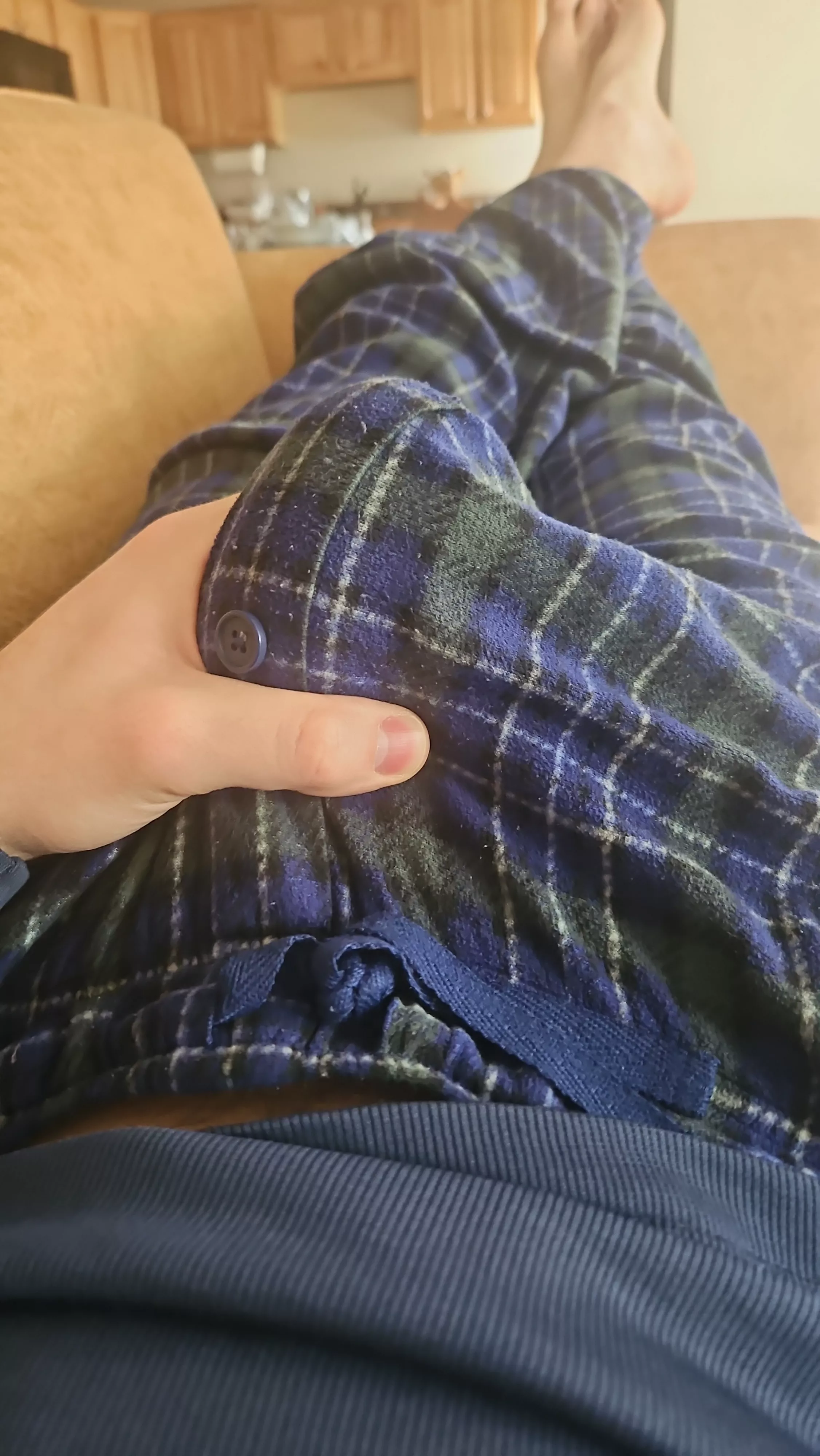 My pajamas are kind of full right now. Can I get a hand with that?