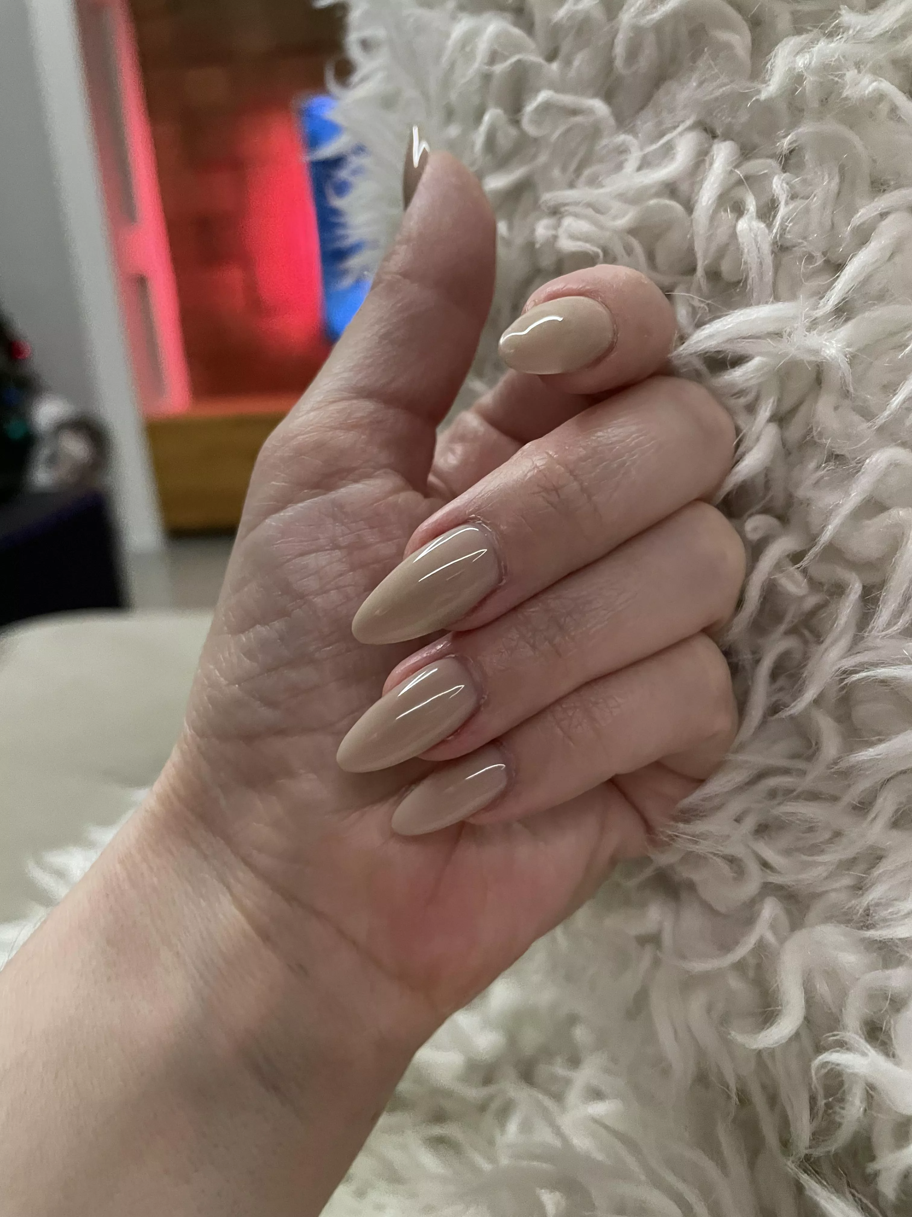 My tan nails