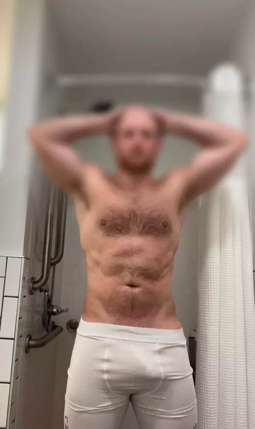 Post workout. I’m tired