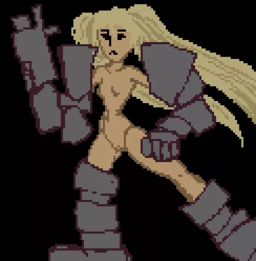 Powersuit(?) girl WIP