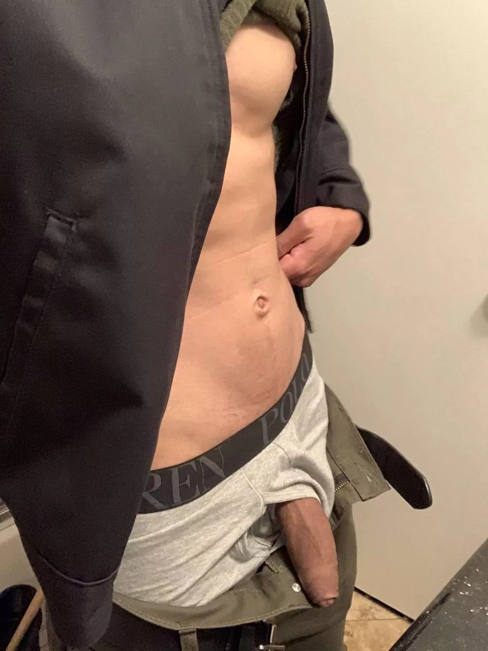 Slips out of my briefs from time to time😅