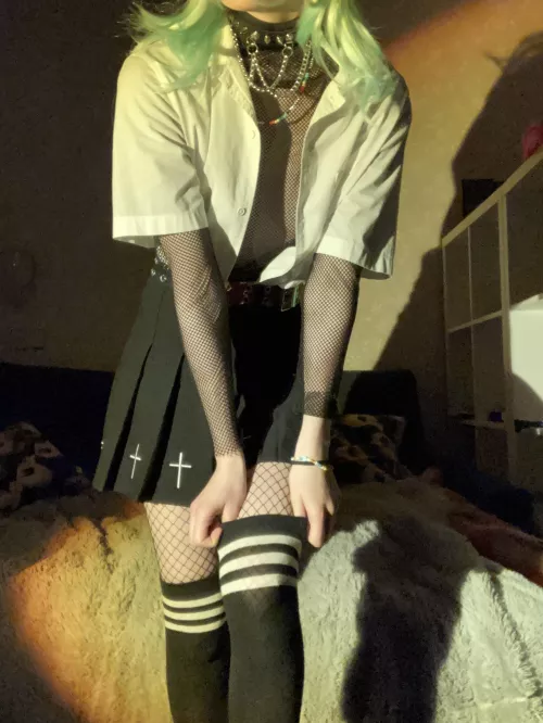 so called free thinkers when fishnets and thigh highs