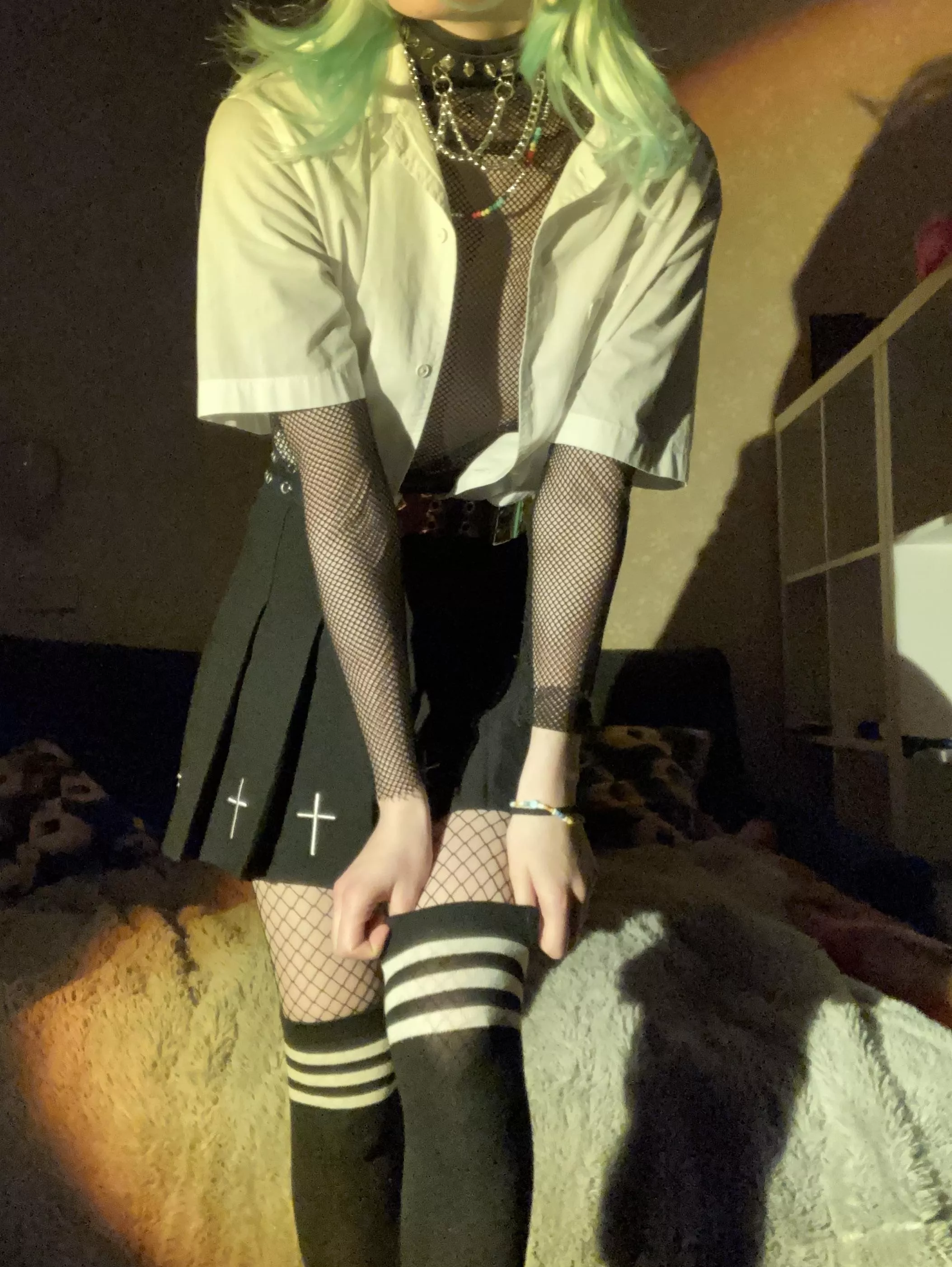 so called free thinkers when fishnets and thigh highs