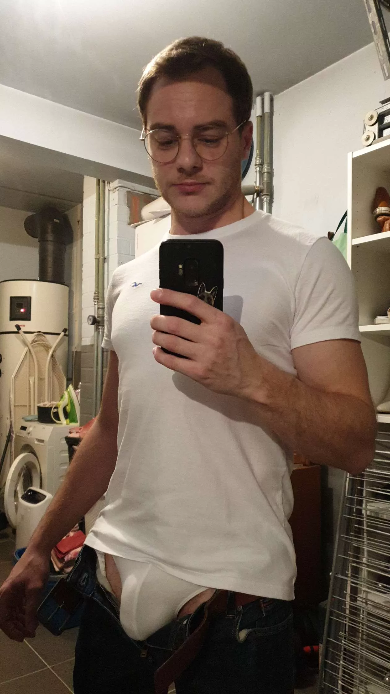 This is what I'm hiding in my jeans