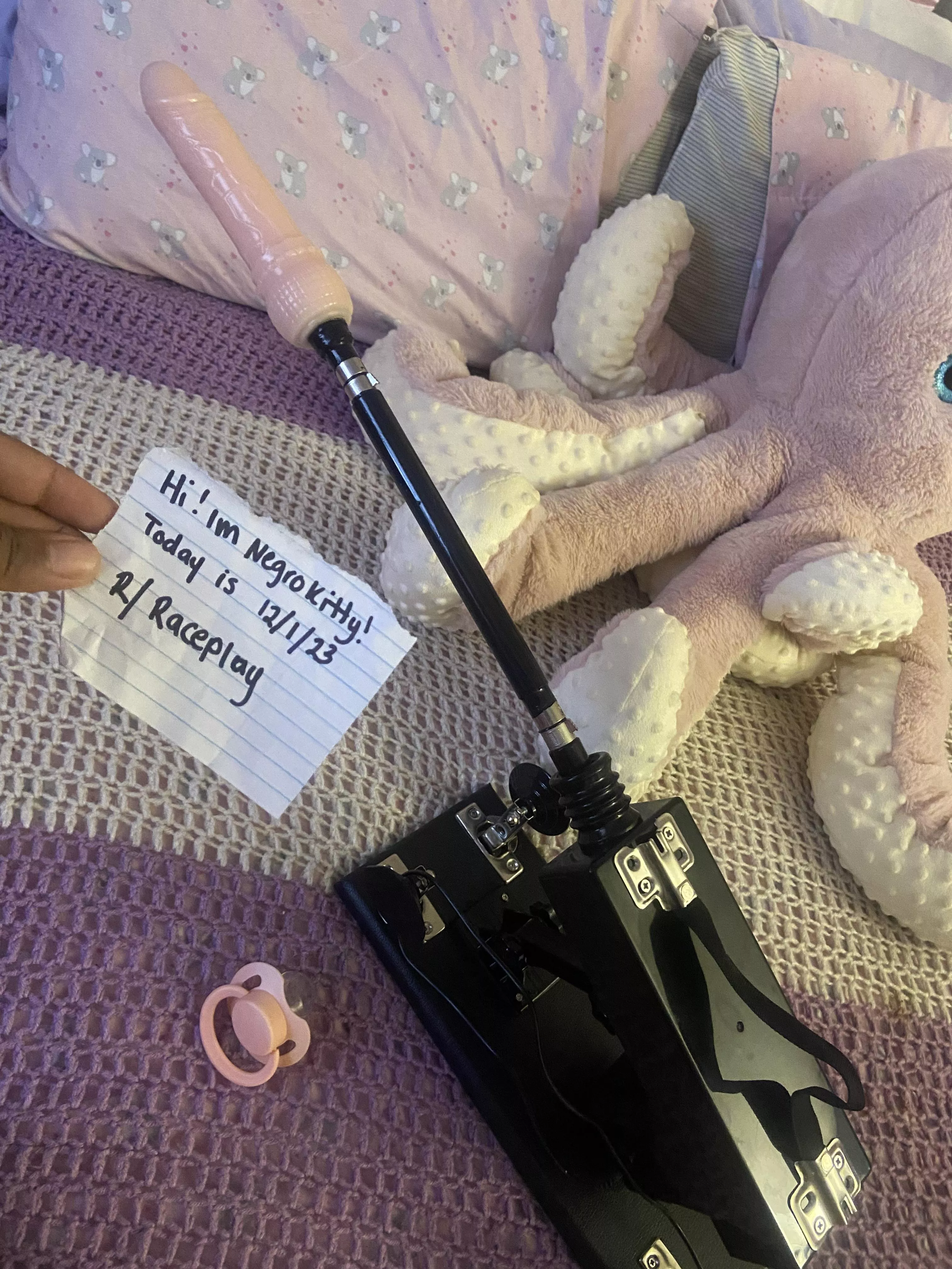 This little negro girl is going to practice for her future white dad.