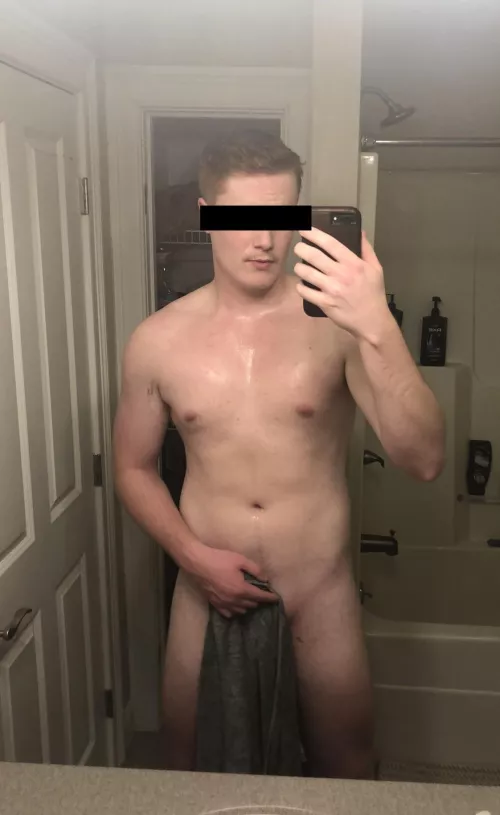 This towel is big enough for the both of us