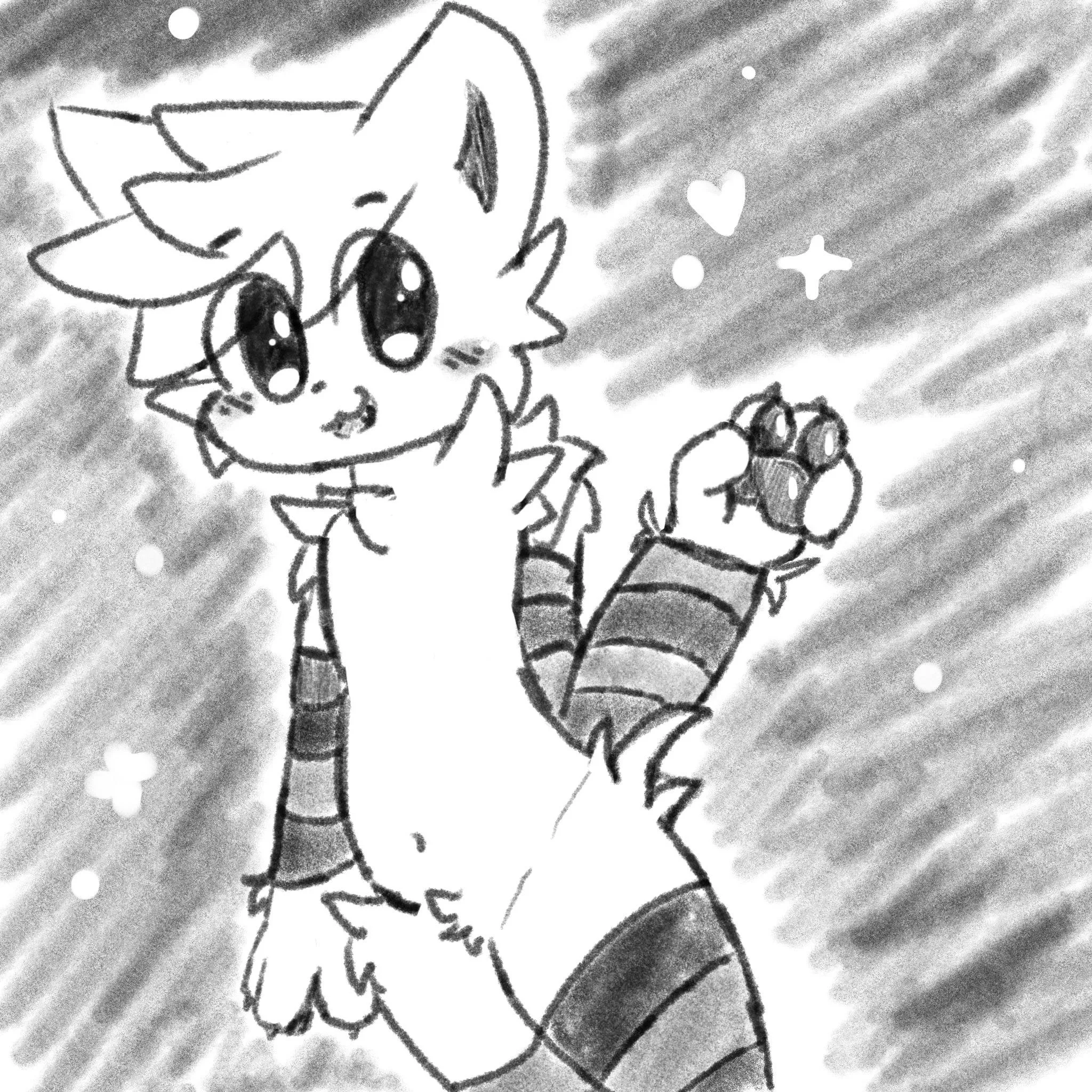 Trying a different outfit (art by me)