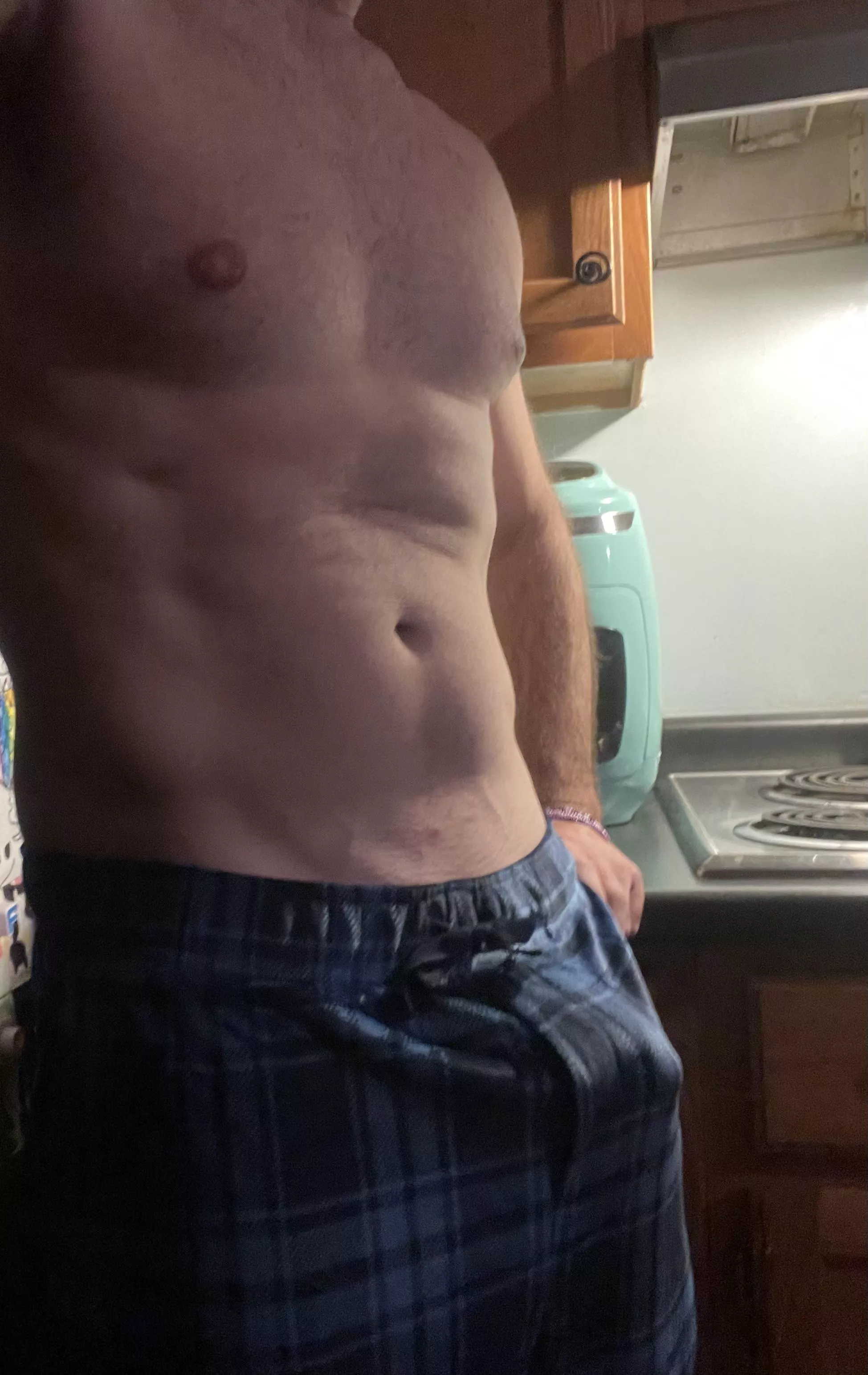 (38) always wake up poking through in middle of night